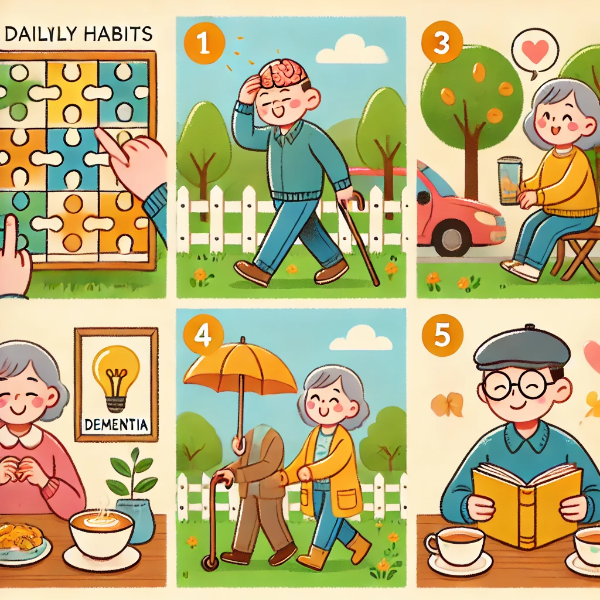 치매 예방에 좋은 생활 습관 5가지