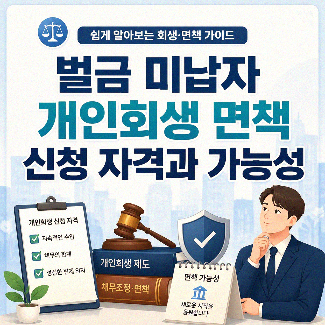 벌금 수배자 개인회생 면책 신청, 알아두면 좋을 점