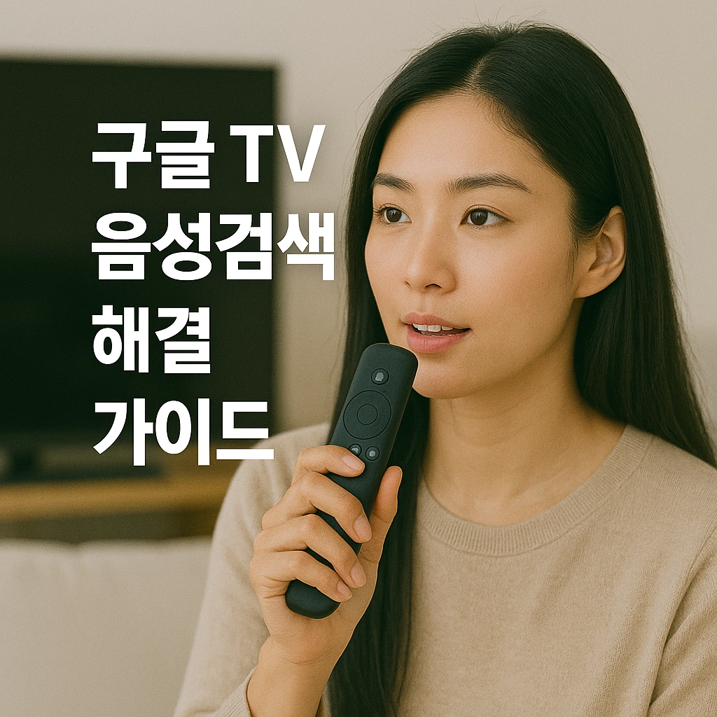 구글 TV 음성검색 해결 가이드
