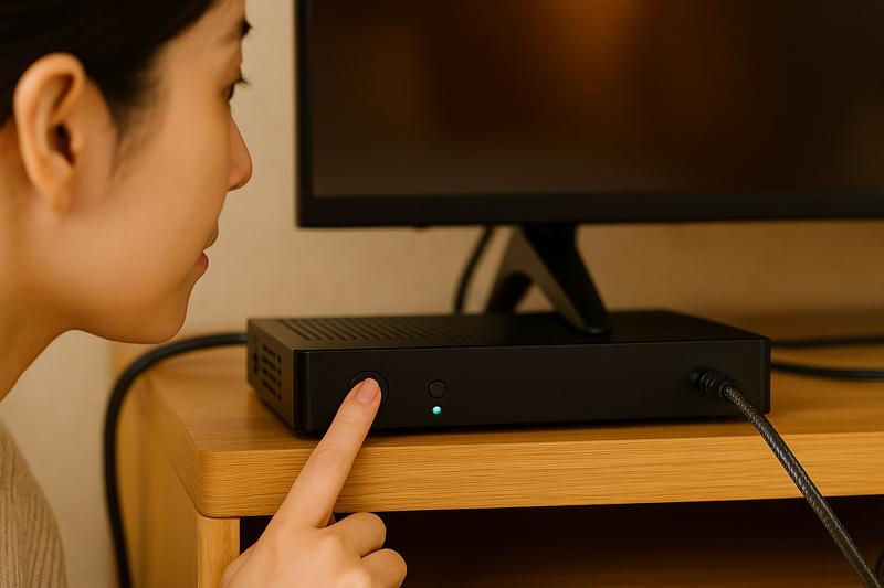 TV는 켜졌는데 화면이 안 나올 때, 차례대로 점검해보세요