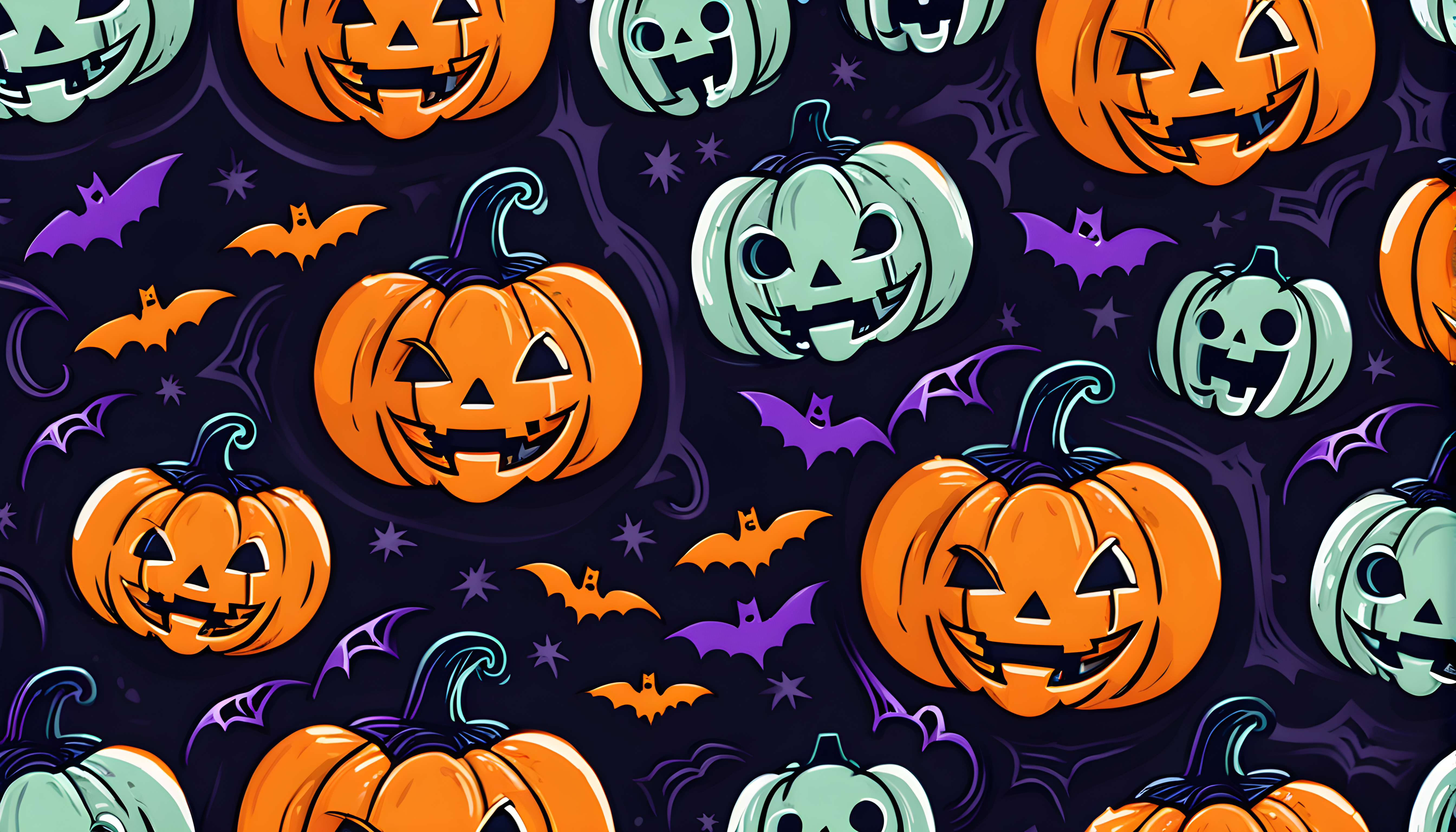 할로윈 잭오랜턴 호박 귀신 일러스트 다운로드