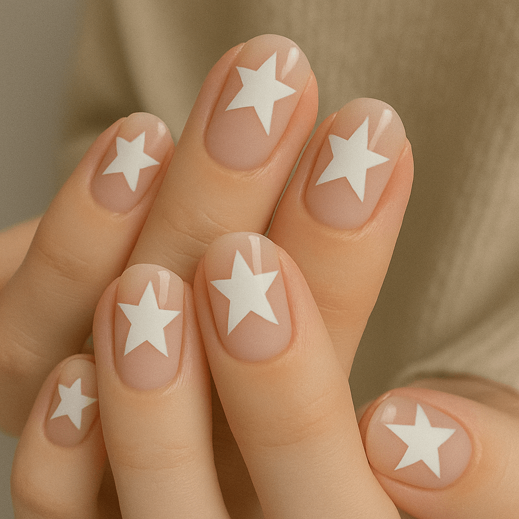 별 네일 아트