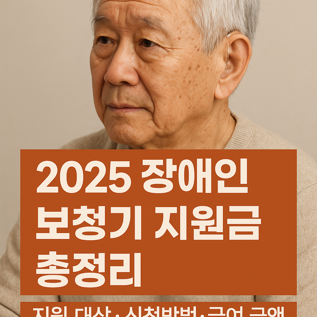 장애인 보청기 지원금