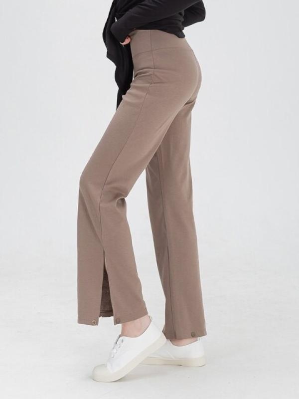 DURAN 스냅 와이드 부츠컷 팬츠 DFW4029