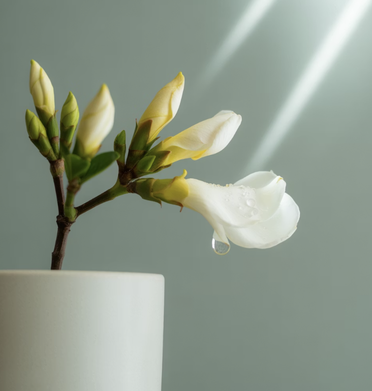 꽃봉오리가 노랗게 떨어지는 이유