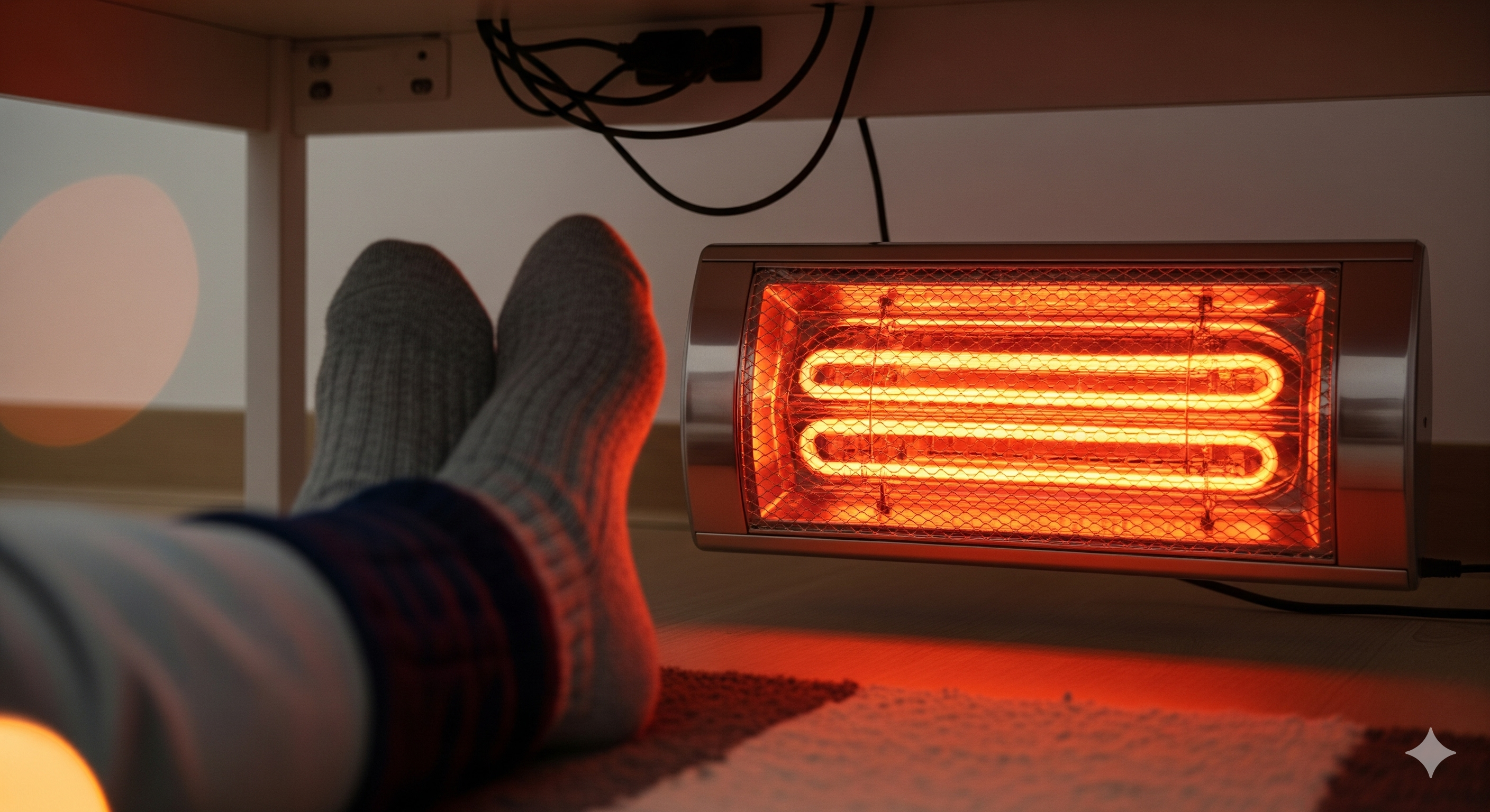 수족냉증 있는 직장인들을 위한 책상 아래 난방기구 추천