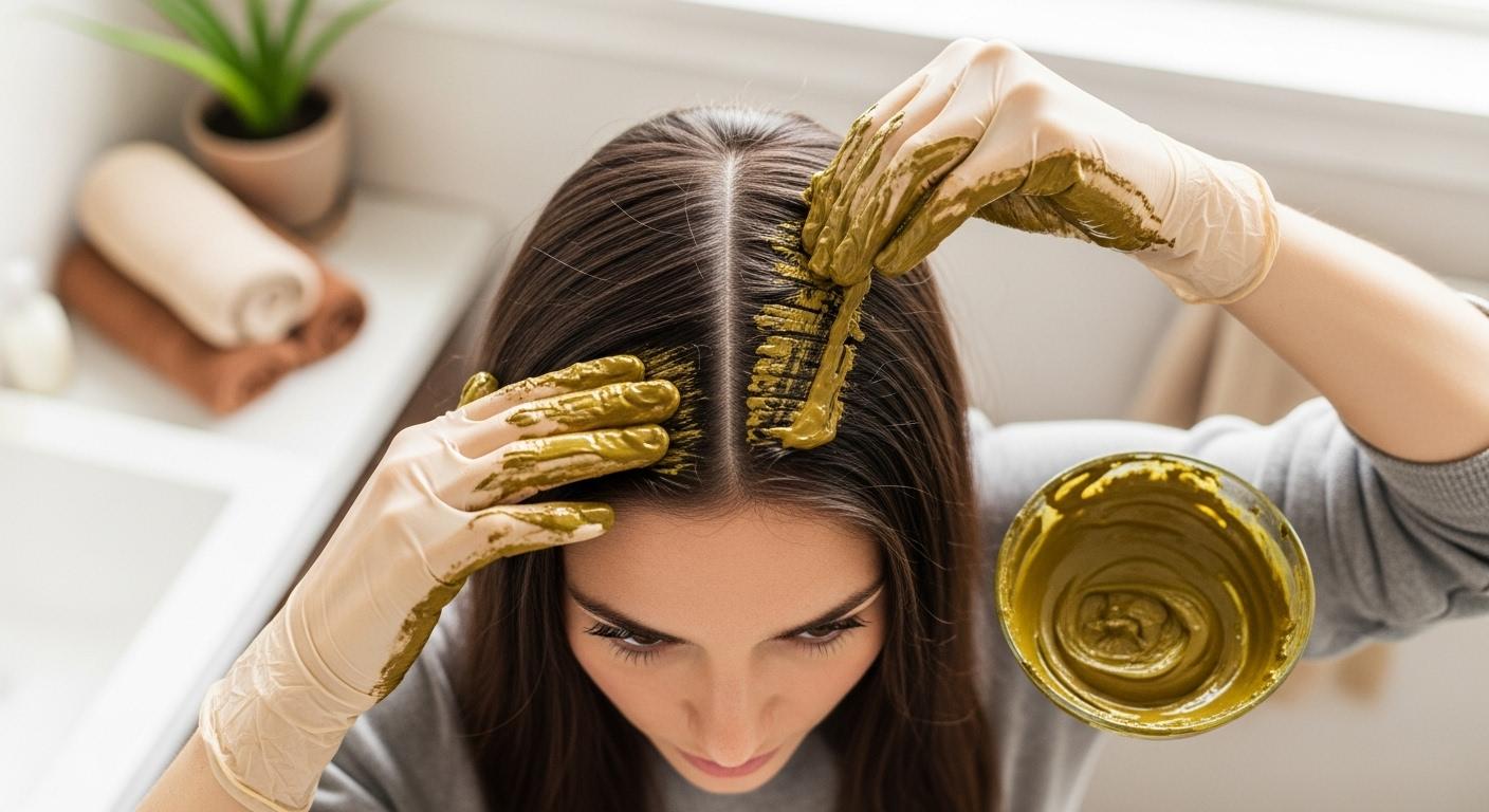 새치 헤나 염색