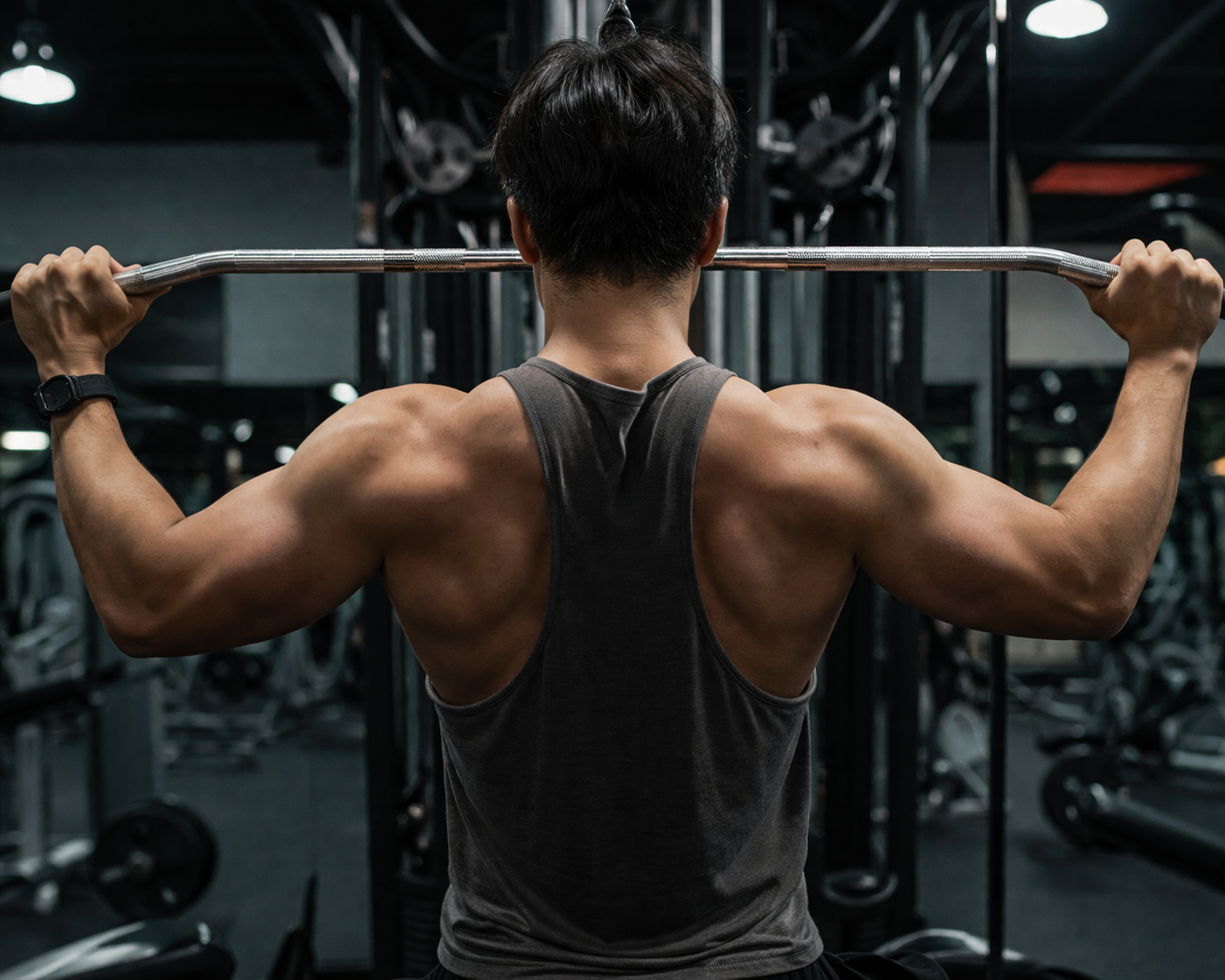 어깨를 보호하면서 등 자극 만드는 방법