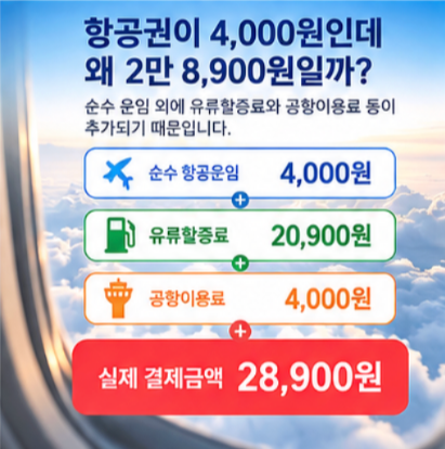 유류할증료 인상 인하 전망과 항공권 싸게 예약하는 방법