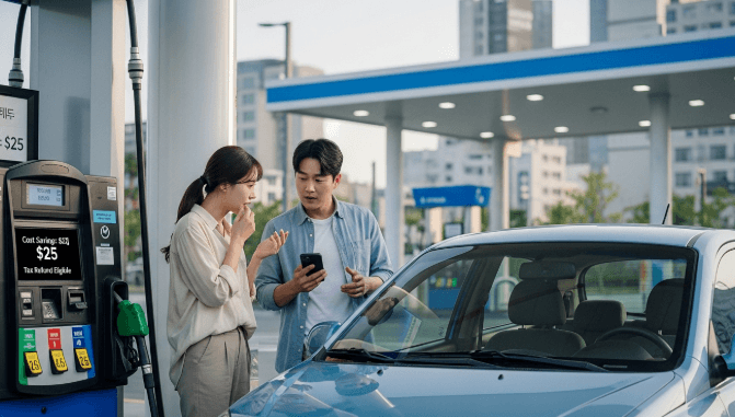 최저가 주유소 찾기