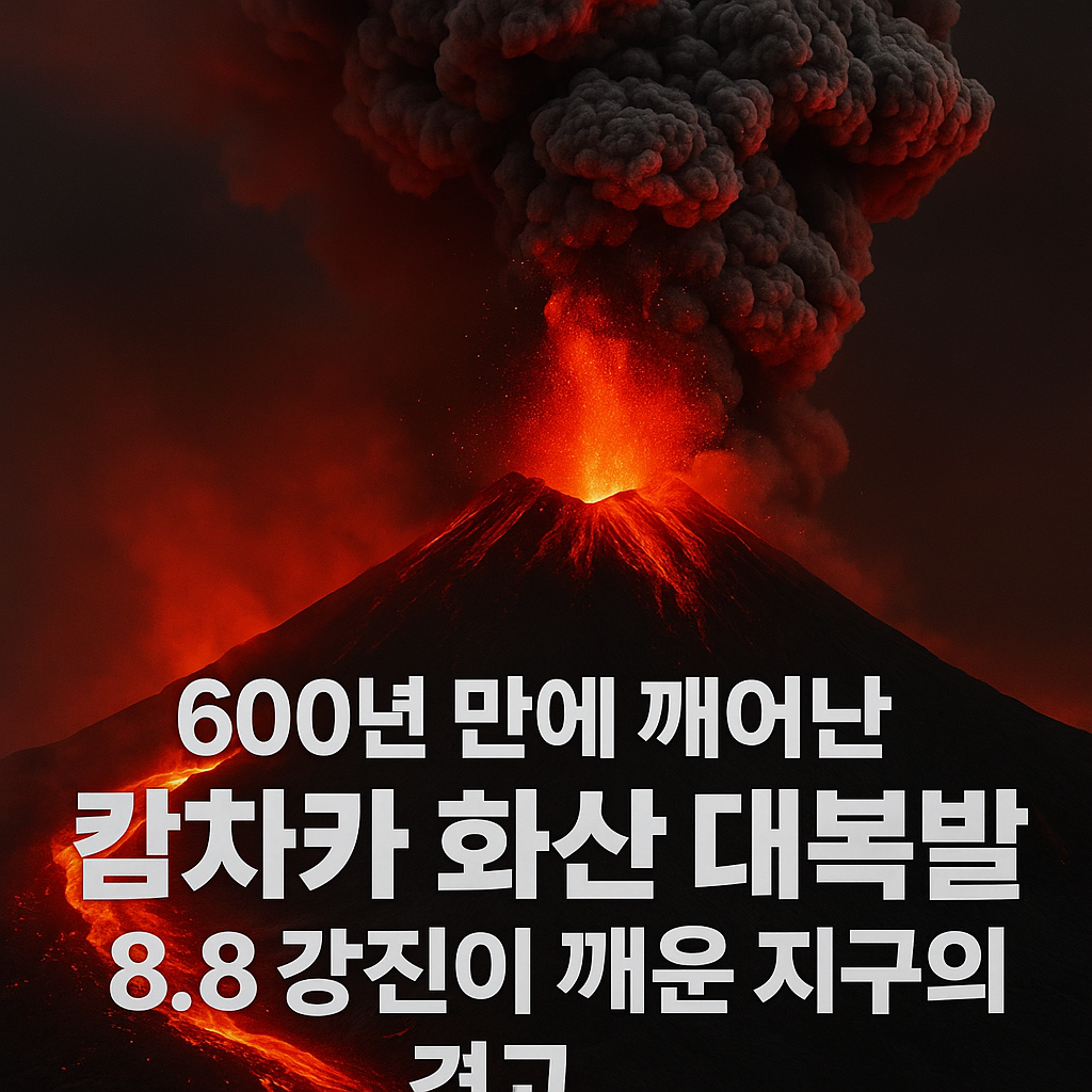 600년만에 깨어난 캄차카 화산 대폭발