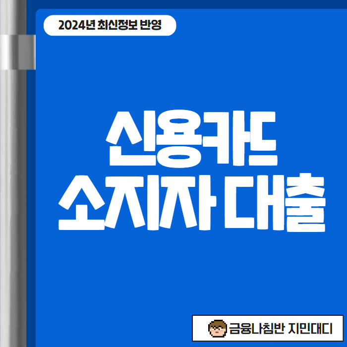 신용카드 소지자 대출 00