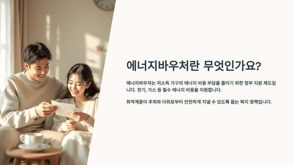 에너지바우처란 무엇인가요?