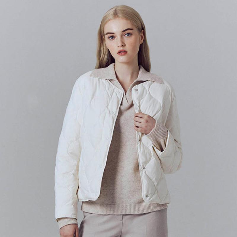 지오다노 여 어니언 퀄팅 경량 다운 자켓 372908