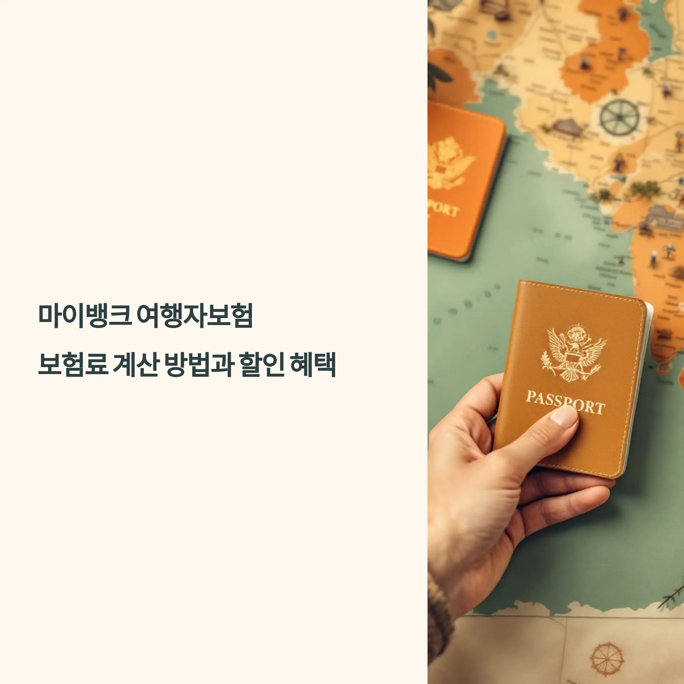 마이뱅크 여행자보험 보험료 계산 방법과 할인 혜택 