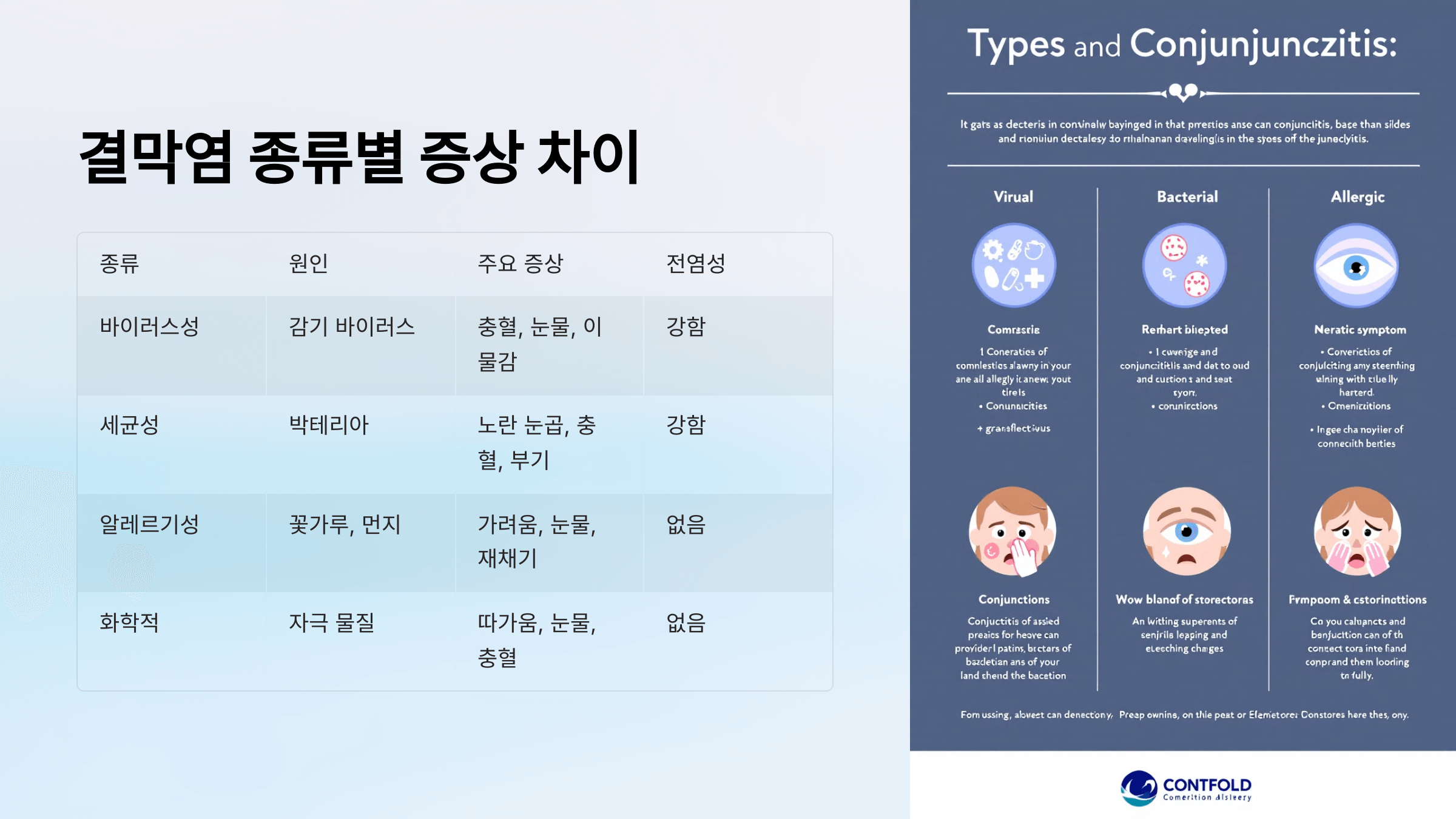 결막염과 관련된 사진입니다.
