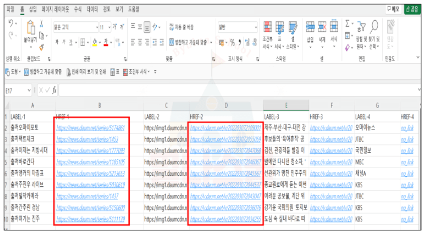 오른쪽것이 링크이다.