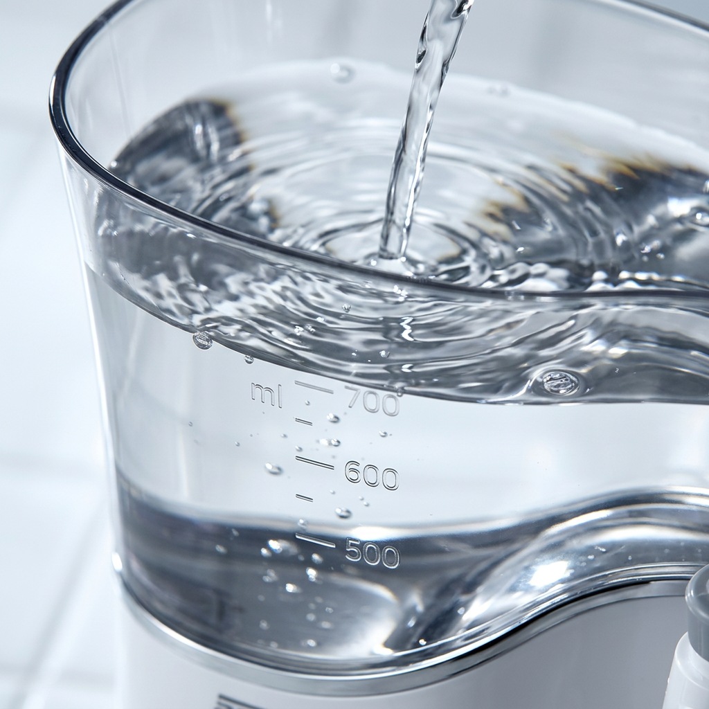 구강세정기 고르는법 물통 용량 비교