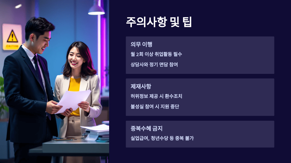 주의사항 및 팁