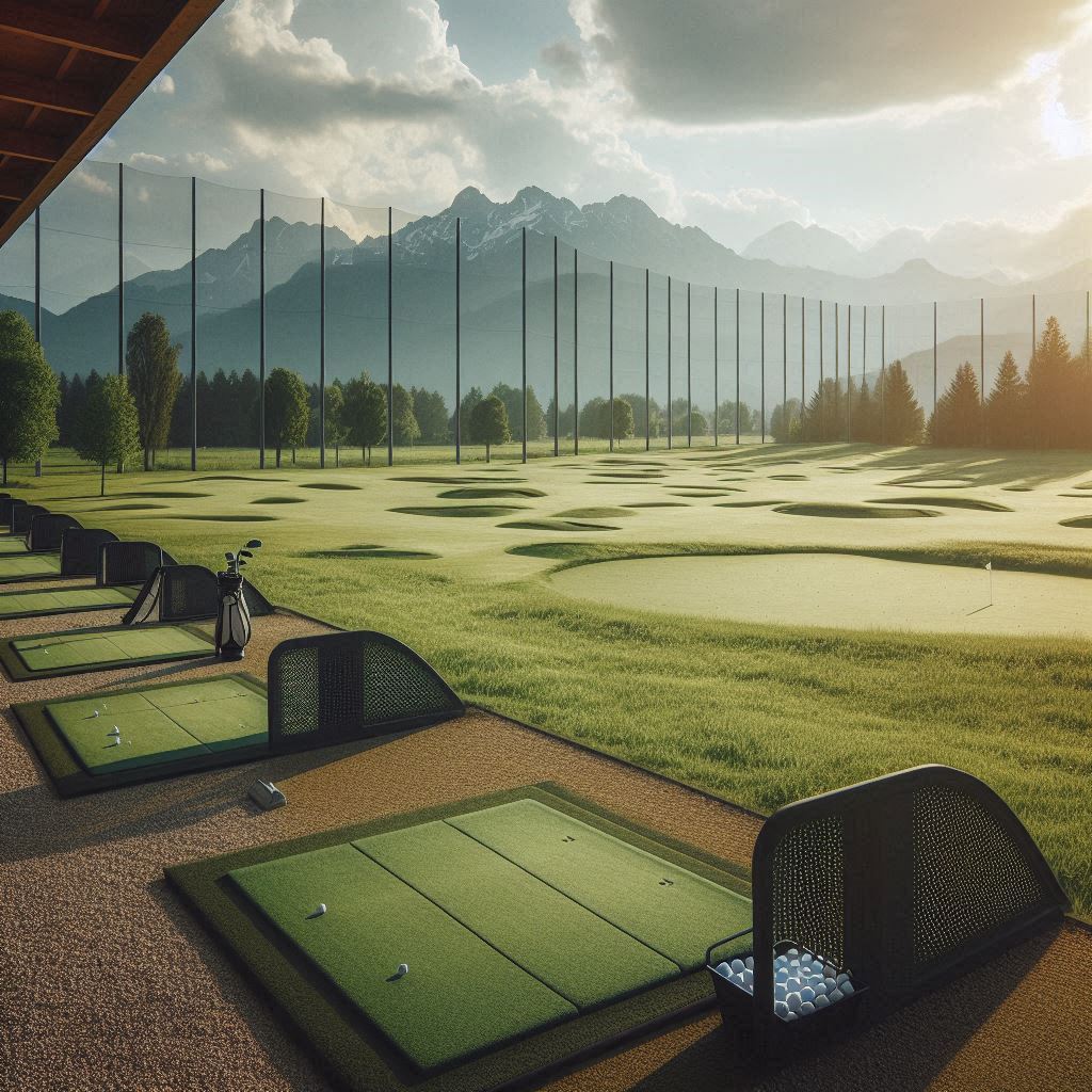 실외골프연습장 배경