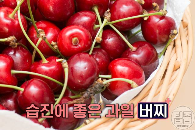 습진에 좋은음식 안좋은음식 버찌