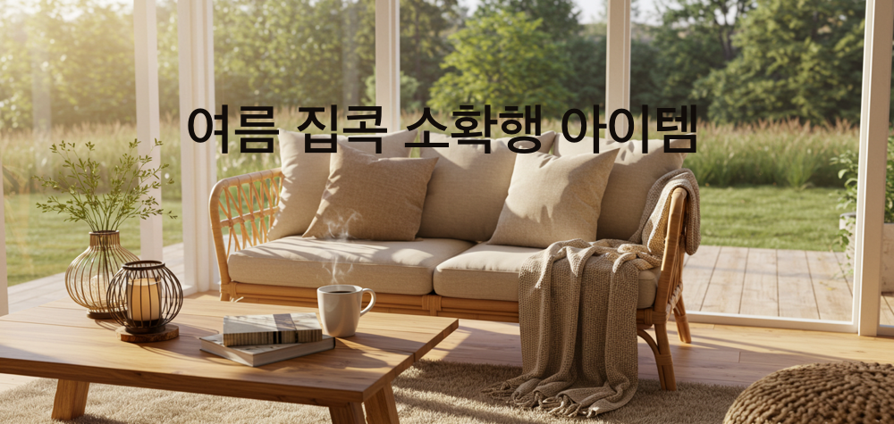 집콕 소확행 아이템 - 여름 디퓨저 홈카페 아로마