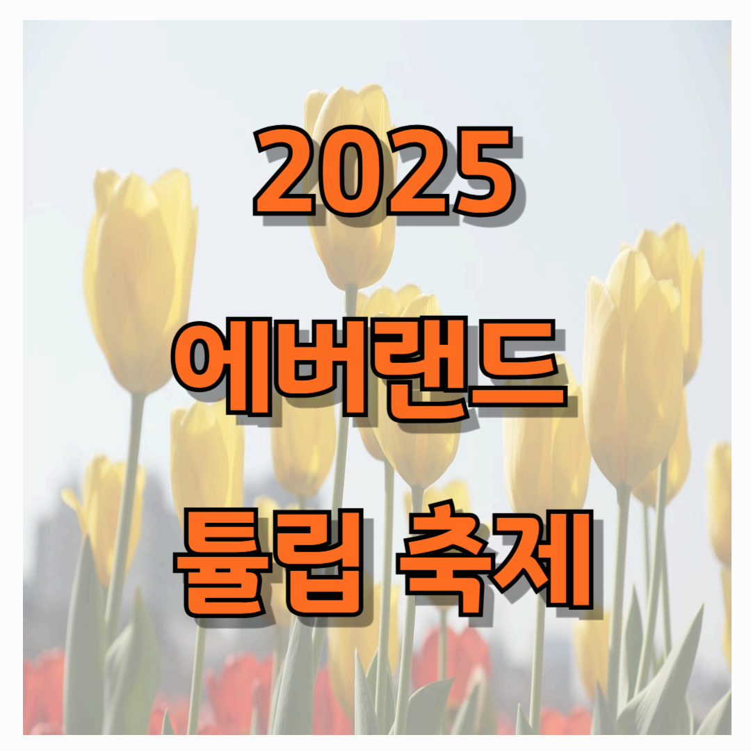 에버랜드 튤립축제! 120만송이 튤립과 산리오 함께 하는 봄꽃 축제