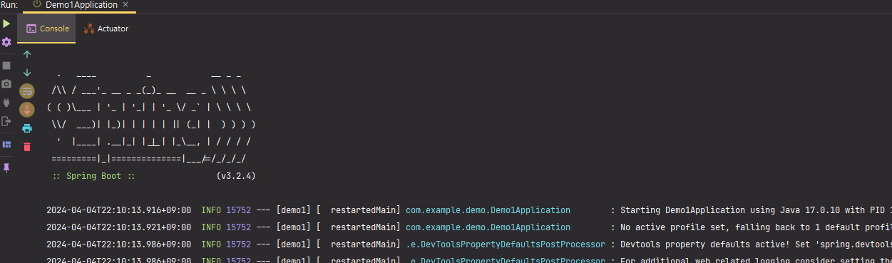 Spring Boot 3 프로젝트 실행
