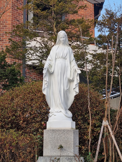 이천성당 성모상 사진