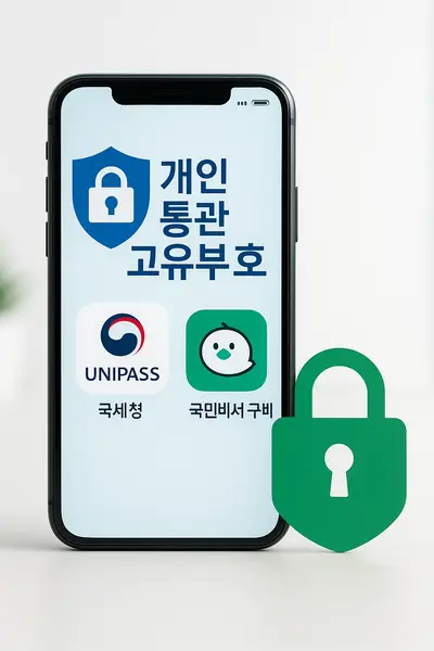 개인통관고유부호 도용 방지 방법: 사용중지 설정, 국민비서 알림 신고