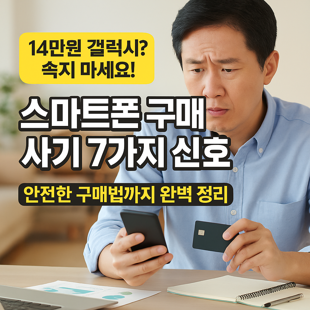 스마트폰 구매 사기 7가지 신호