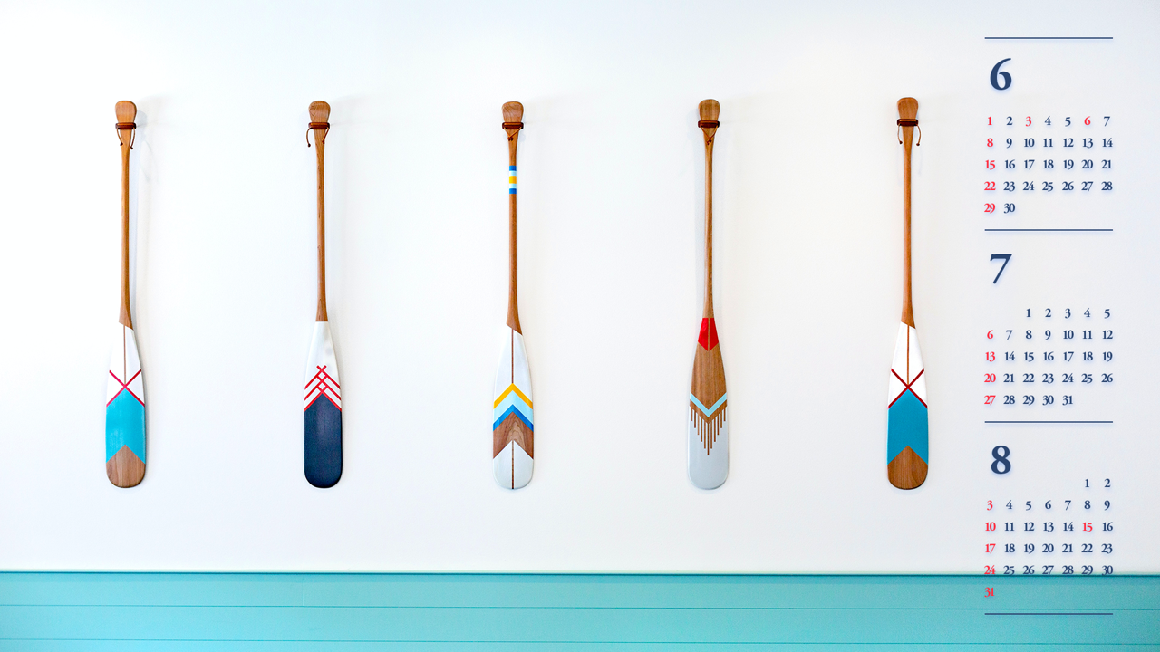 06 카누 패들 B - 2025년7월 노트북배경화면