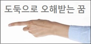 도둑으로 오해받는 꿈