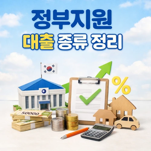 정부지원 대출 종류 정리 썸네일