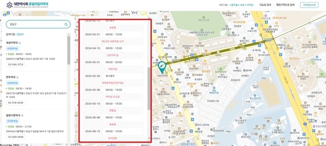 휴일지킴이 약국