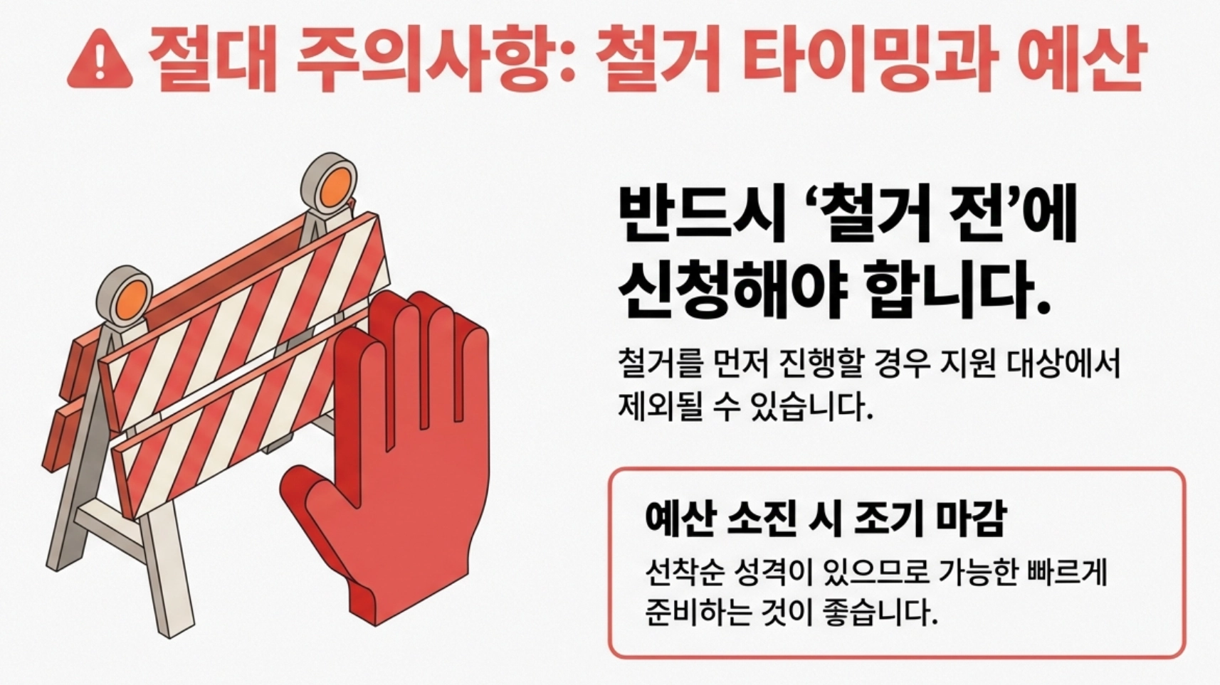 폐업지원금 주의사항