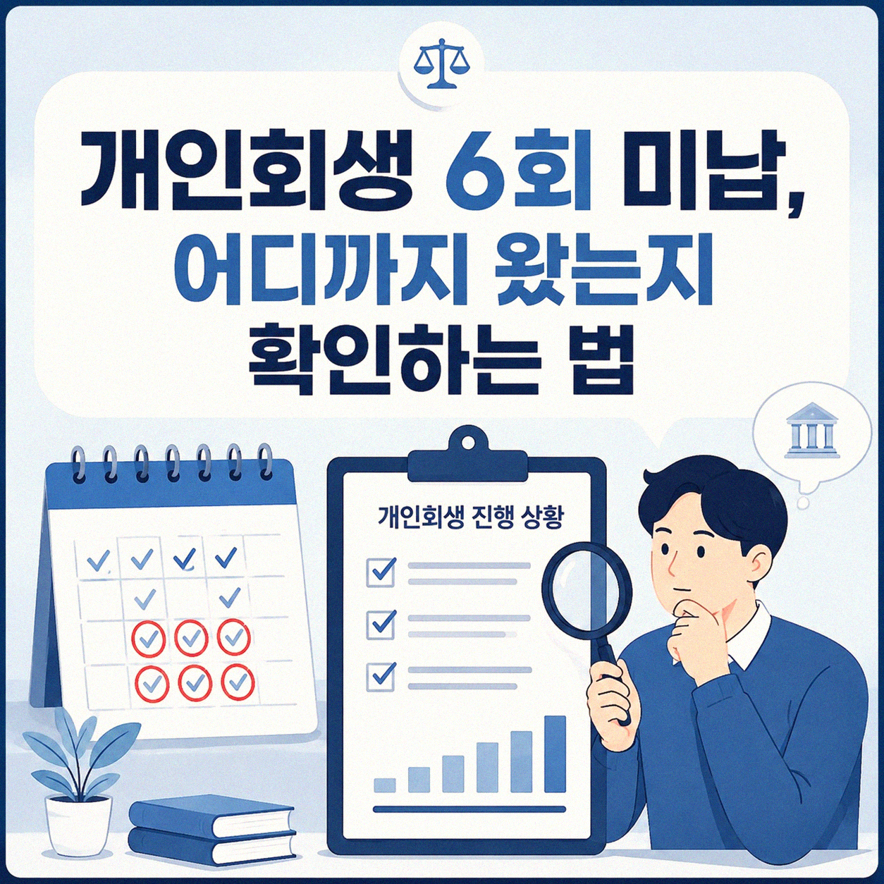 개인회생 6회차 미납, 다음 단계 어떻게 할까요