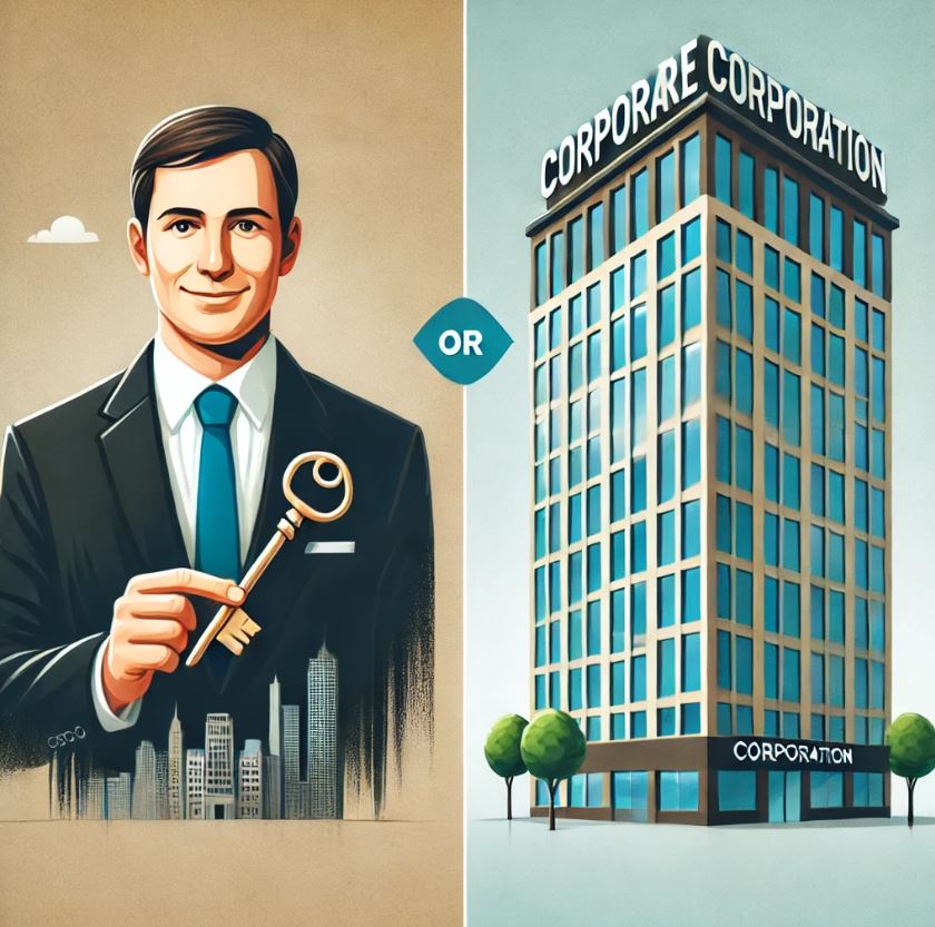 개인건물주, 법인건물주