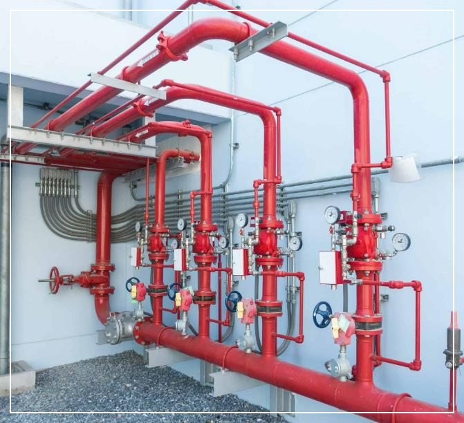 습식 스프링클러설비(Wet Pipe System&amp;#44; Sprinkler System)_알람체크밸브&amp;#44; 유수검지장치&amp;#44; 리타딩챔버&amp;#44;자동경보밸브