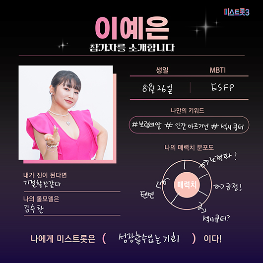 미스터트롯3 참가자 이예은