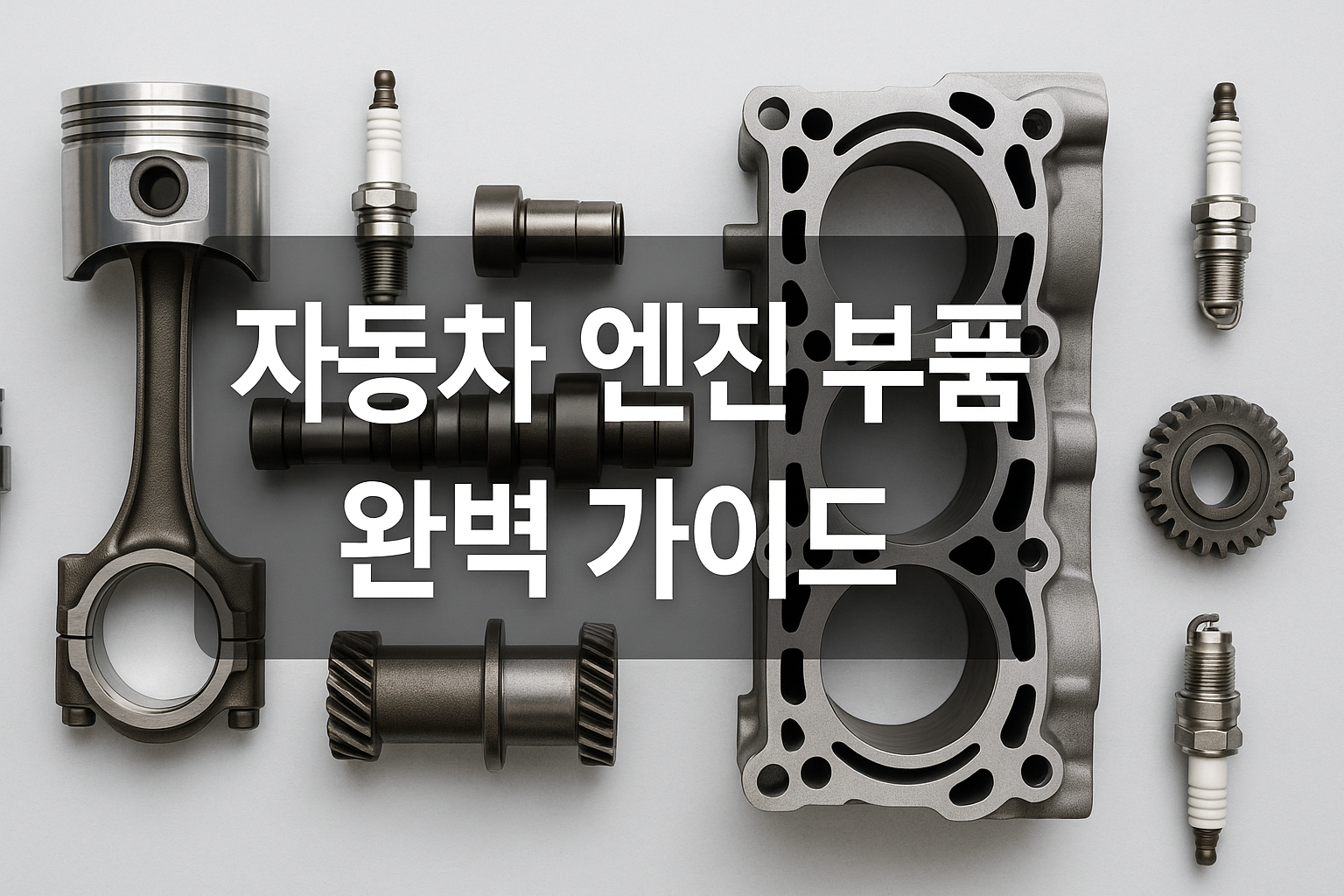 피스톤부터 크랭크축까지 핵심 구성요소 총정리