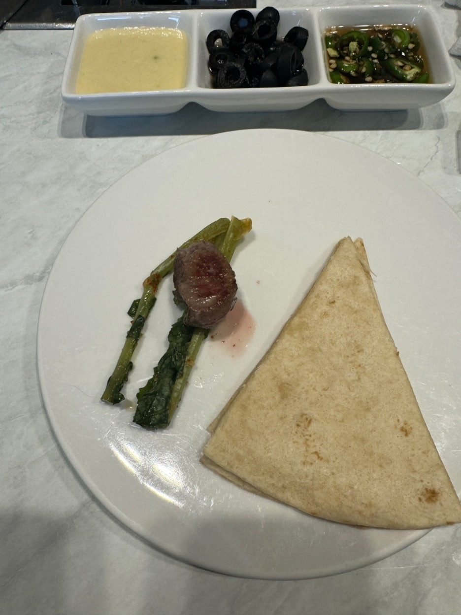 열무김치와 양갈비