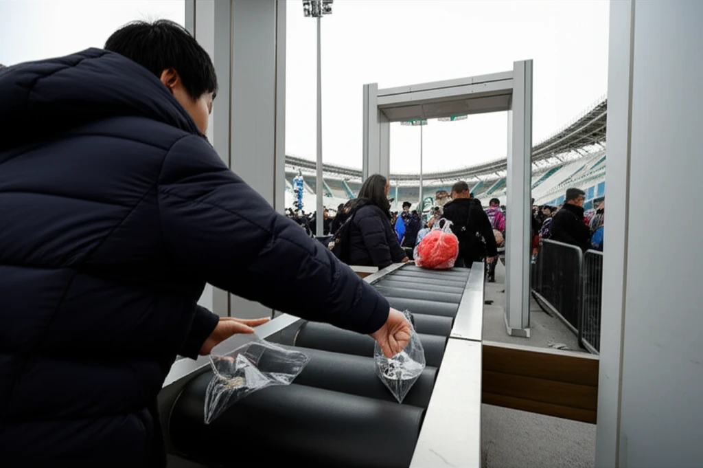 이탈리아 동계올림픽 경기장 입장 시 ..