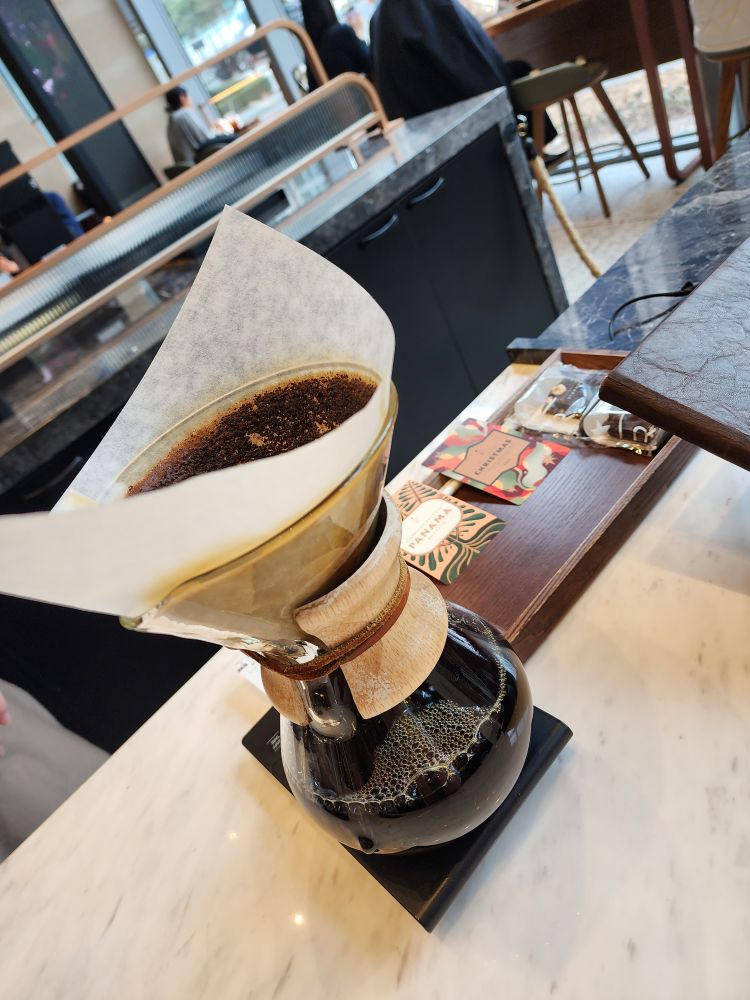 스타벅스 케맥스 추출