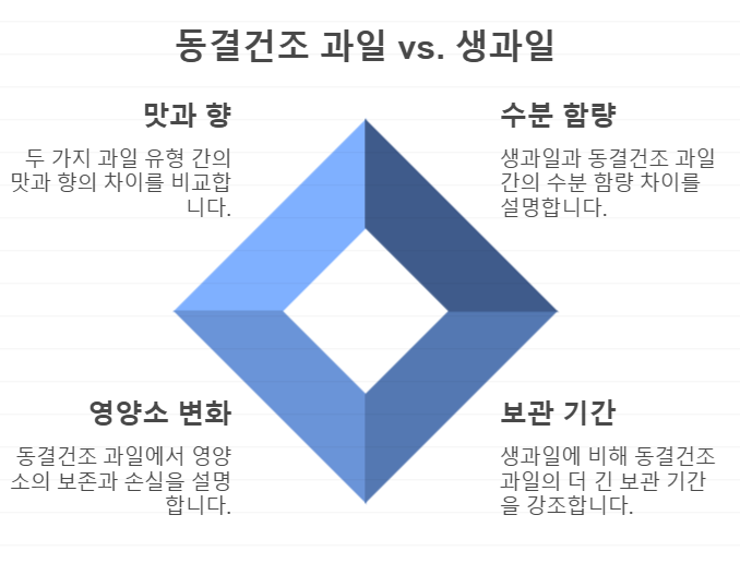 동결건조 비교