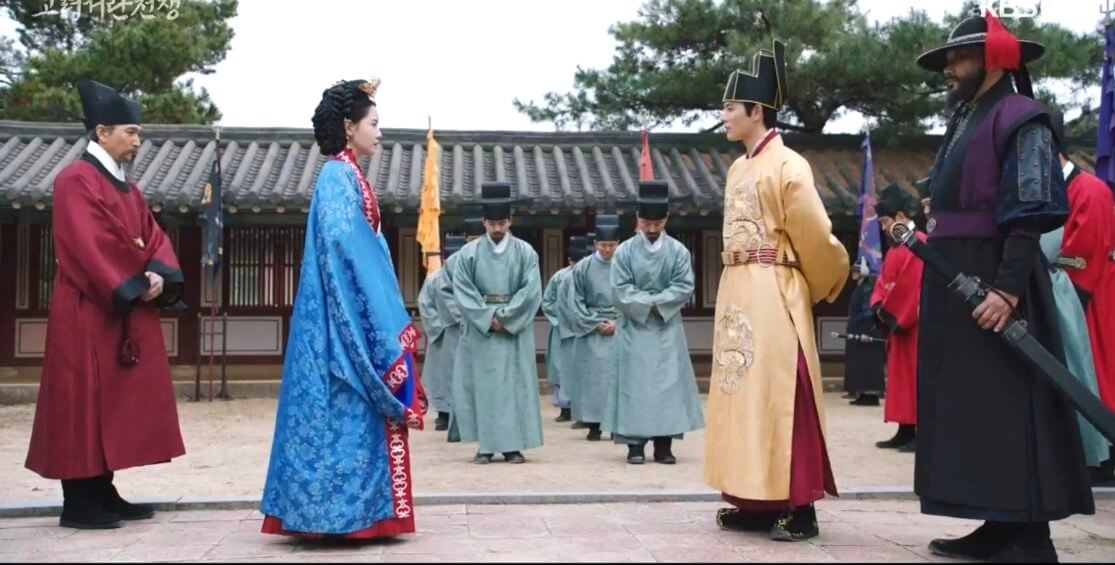 원성을 아내로 맞이하는 현종