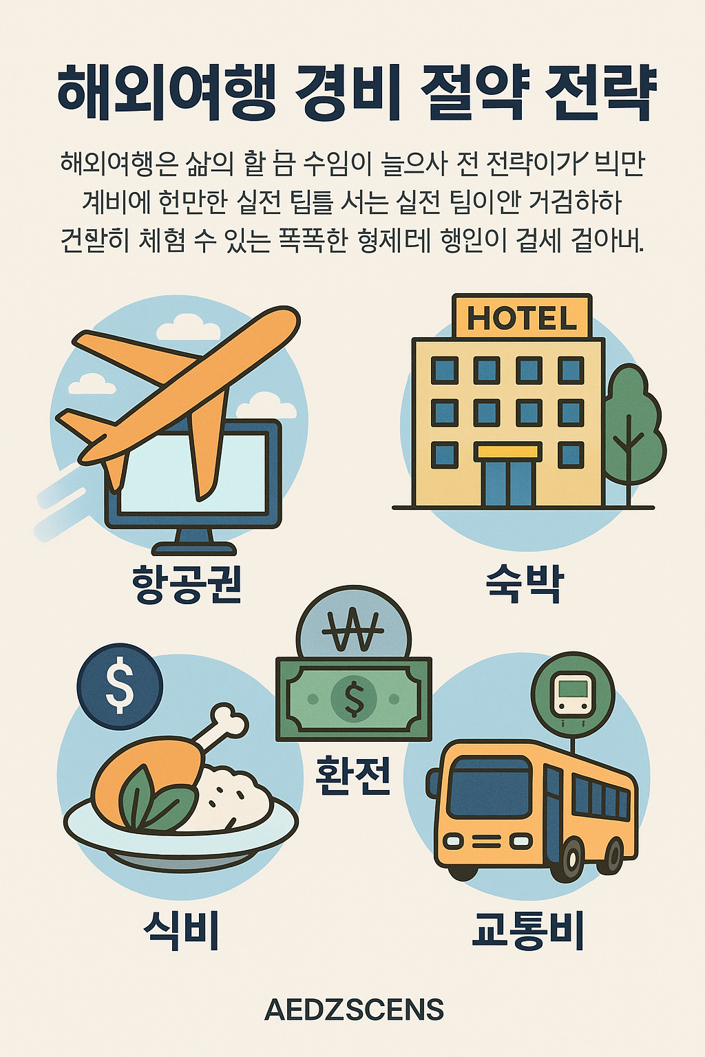 경비 부담없이 해외여행 즐기는 절약 전략