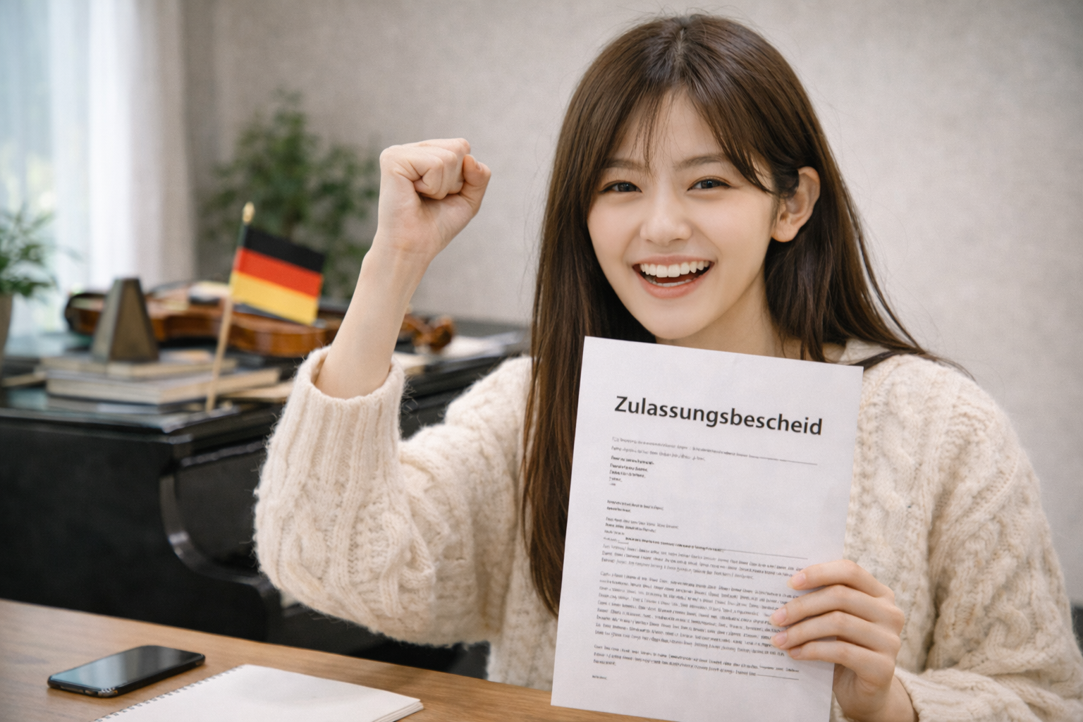 독일 유학 관련 이미지 (대학 합격)