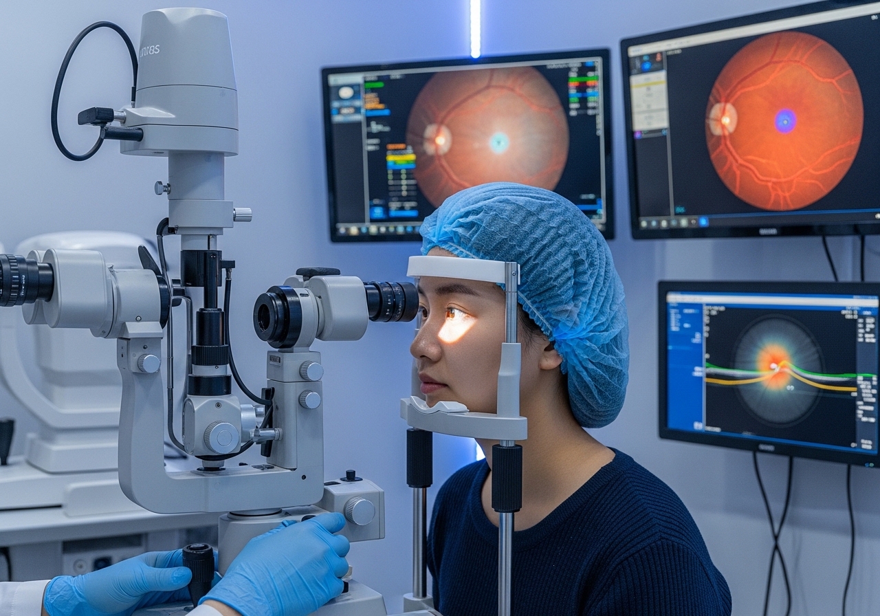 [비문증 초기증상과 치료법 : 눈앞에 떠다니는 점과 실지렁이 해결 및 안과 검사 비용]