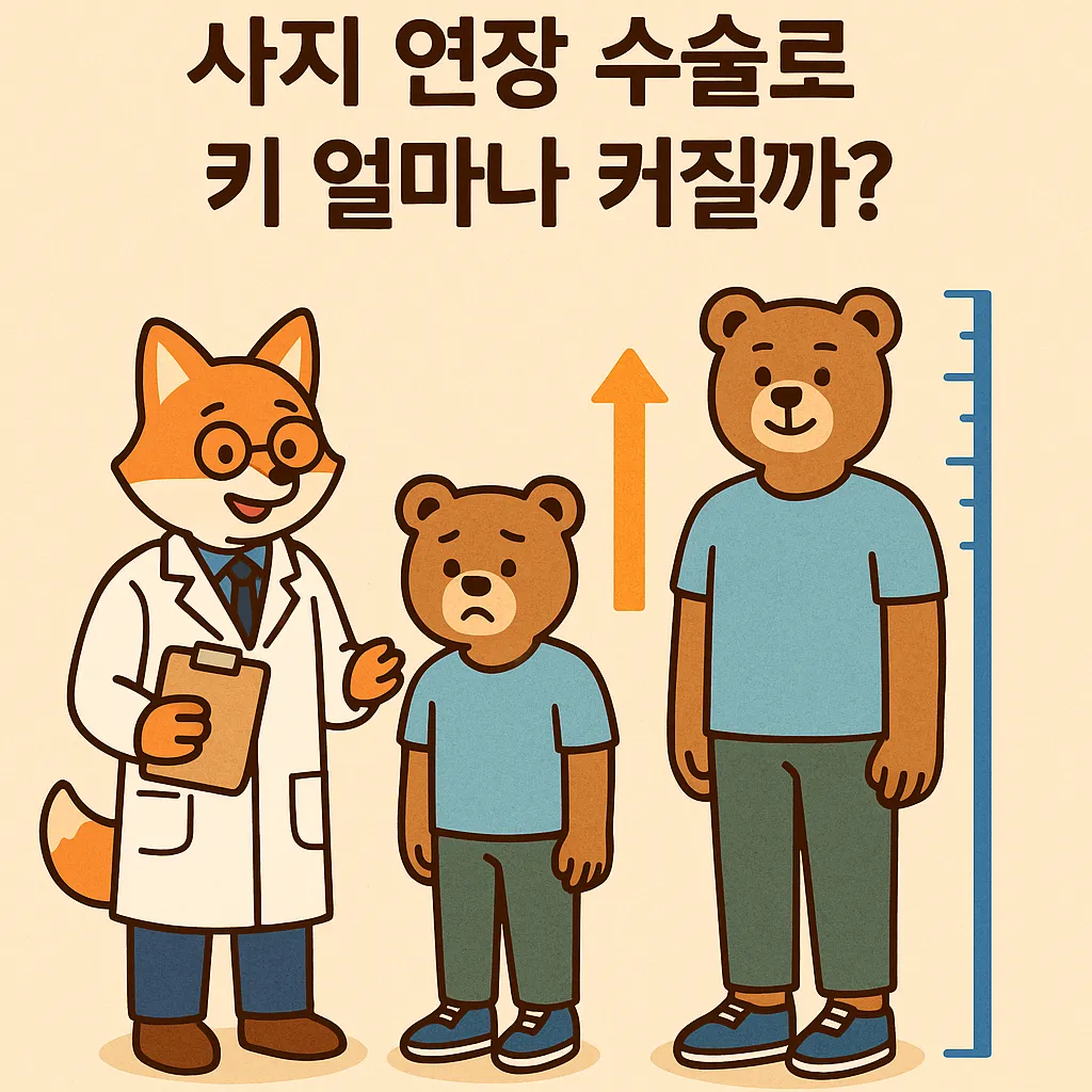 사지 연장 수술로 키 얼마나 커질까? 실제 증가 수치와 후기 비교